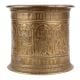 Brass Water Cup With God Figurines Engraved Holy Water cup