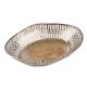 Perforated Basket Weave Aluminum Serving Tray Fruit Bowl