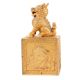 Brass Feng Shui Wealth Foo Dog Lion Beast Statue