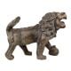Brass Foo Dog Lion Playing Ball Statue Home DÃ©cor