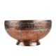 Copper Bowl With Moghul Style Engraving with a  Round Base