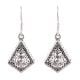 Traditional 92.5 Sterling Silver Earrings Filigree Dangle Earrings