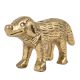Handmade Incense Holder Brass Standing Dog Statue