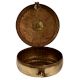 Golden Tribal Round Brass Tiffin Box For Home Decoration