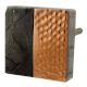 Grey Stone Copper Square Dresser Knobs