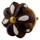 Antique Floral Melon Ceramic Dresser Knobs