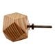 Natural Hexagon Wooden Cabinet Knobs