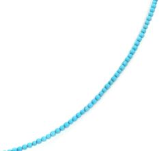 Single Strand Turquoise Stone Necklace For Women