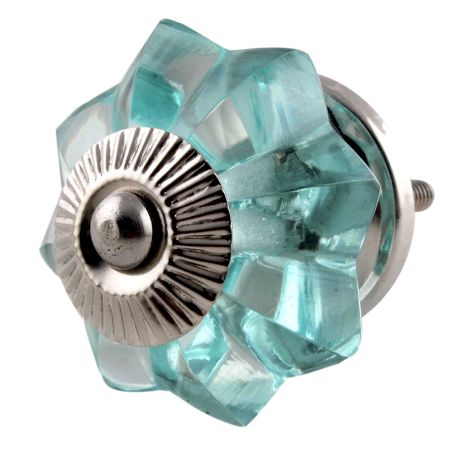 Light Mint Green Melon Glass Cabinet Knobs