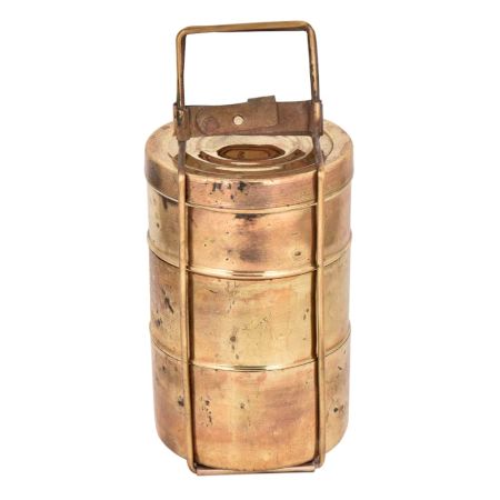 Vintage Brass made Lunch Box