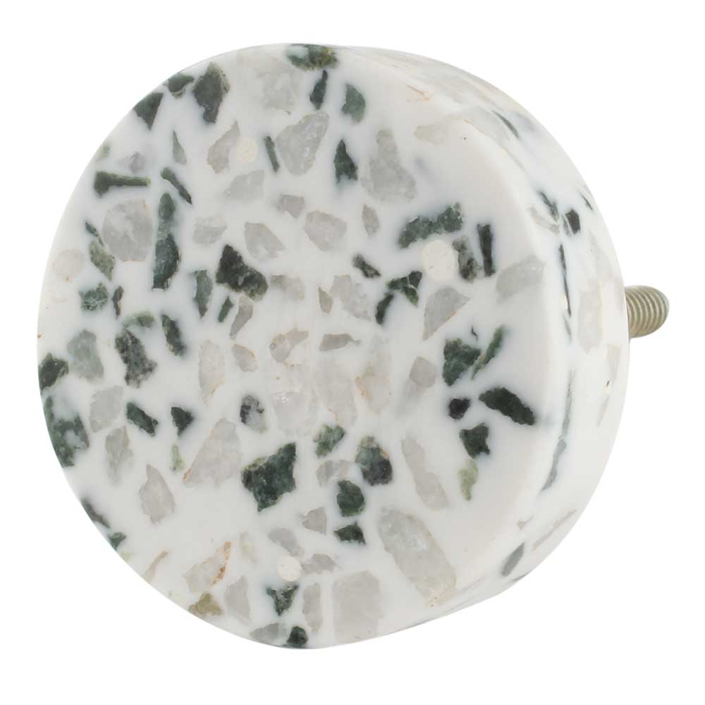 Terrazzo Marble Round Cabinet Knobs