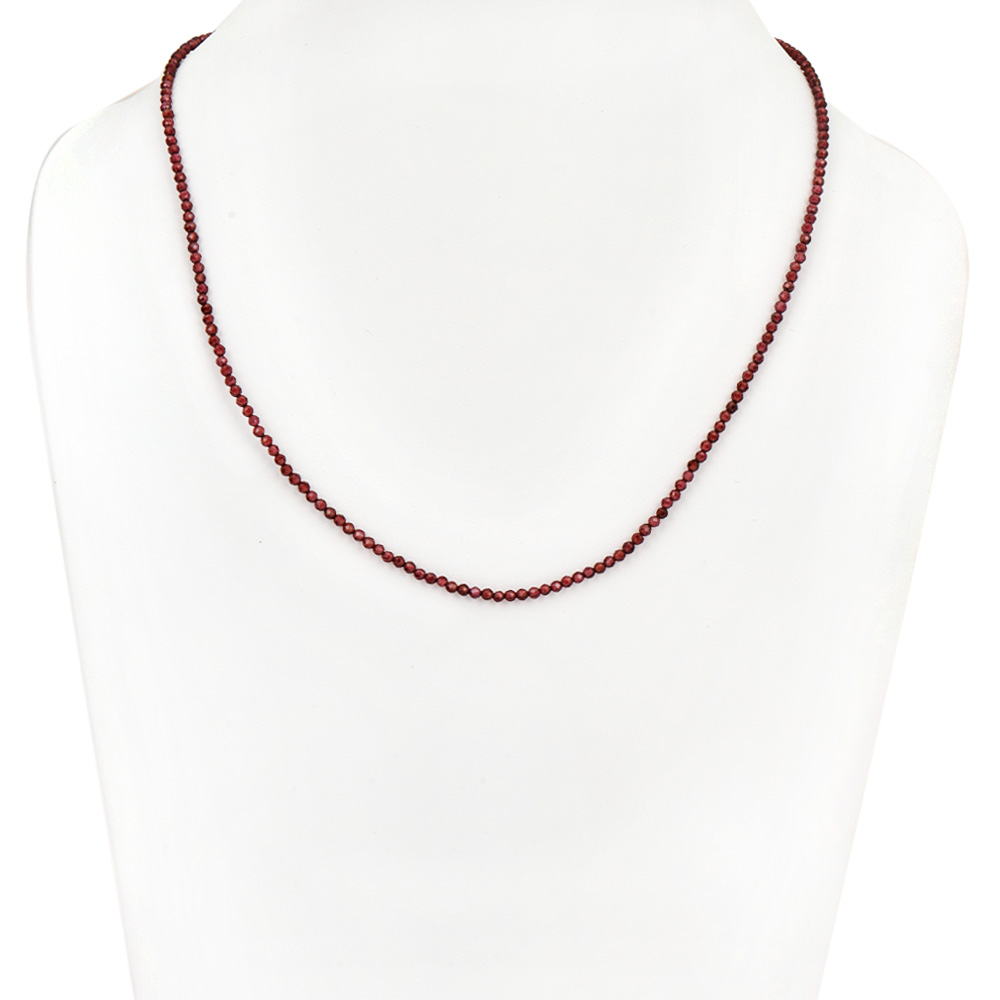 garnet gemstone necklace