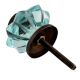 Light Mint Green Melon Glass Cabinet Knobs