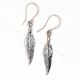 Leaf Design 92.5 Sterling Silver Dangler Earrings For women