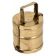 Golden Framed Brass Tiffin Box With Two Storage Box