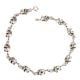 92.5 Sterling Silver Bracelet With silver Elephant Charms