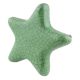 Green Star Crackle Ceramic Knob