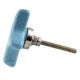 Turquoise Star Crackle Ceramic Knob