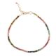Tourmaline Beaded Bracelet  With Extension Chain