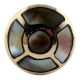 Black shell And Round Golden Brass Metal Cabinet Knobs