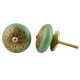 Pea Green Strewn Flat Knob