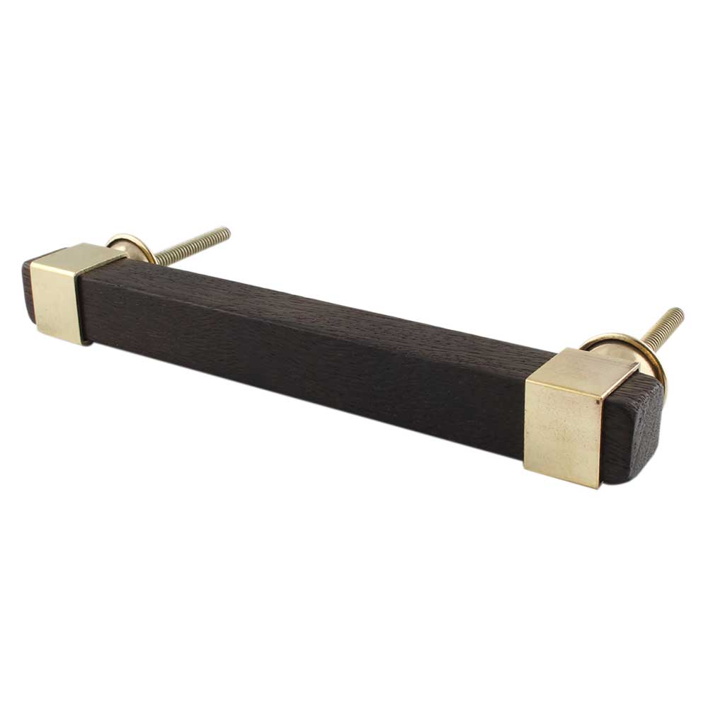 Antique Square Wooden Brass Handles