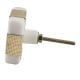 white square Stone Brass Cabinet Knobs