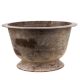 Brass Flower Pot with Circular Base Stand