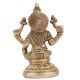 Brass Goddess Laxmi statue Sitting Four hands On Lotus Seat