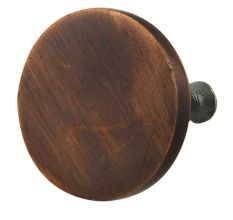 Metallic Brown Round Iron Cabinet Knob