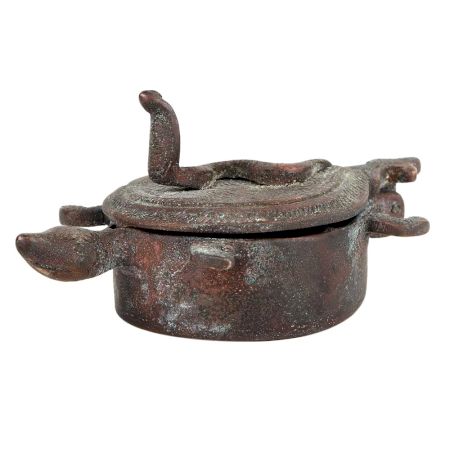 Brass Storage Box With Cobra engraved on Top