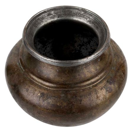 Elegant Brass Garden Pot