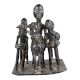 Brass Naga Tribal Family Statue Naga Art