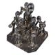 Brass Naga Tribal Family Statue Naga Art