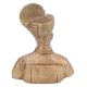 Brass Military Statues Sculpture Bust