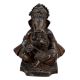Brass Ganesha Statue Writing A Book
