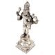 Brass Lord Vishnu Standing Idol Statue Worship Silver Finish