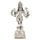 Brass Lord Vishnu Standing Idol Statue Worship Silver Finish