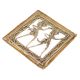 Brass Dhokra Wall Art Hanging OF Tribal Lady and Farmer