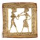 Brass Dhokra Wall Art Hanging Dancing Couple
