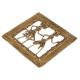 Brass Wall Art Hanging Tribal Couple Daily Routine Dhokra Style