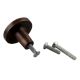 Metallic Brown Round Iron Cabinet Knob