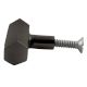 Platinum Grey Hexa Gilli Iron Cabinet Knob