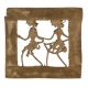 Dhokra Art Adivasi  Couple Wall Hanging
