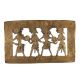 Dhokra Wall Art Hanging Of A Brass Tribal Group Dancing