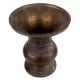 Brass Vase Planter Urn Shape Wide Mouth Circular Base