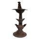 Dhokra Brass Standing Oil Lamp On Bird Base