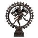 Brass Natraja Statue Dancing Shiva With Rings Of Flame
