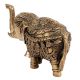 Brass Carved Standing Elephant Statue For Display
