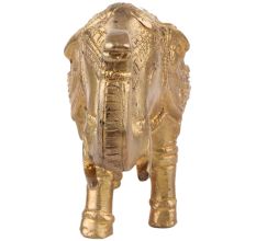 Indian Shelf Vocalforlocal Handmade Black Brass Decorative Elephant Pack of 1 Statue Statement Pieces Decor Gift Items